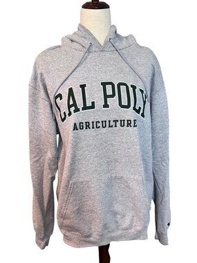 CHAMPION CAL POLY Agriculture grey and green sweathshirt Size Large EUC